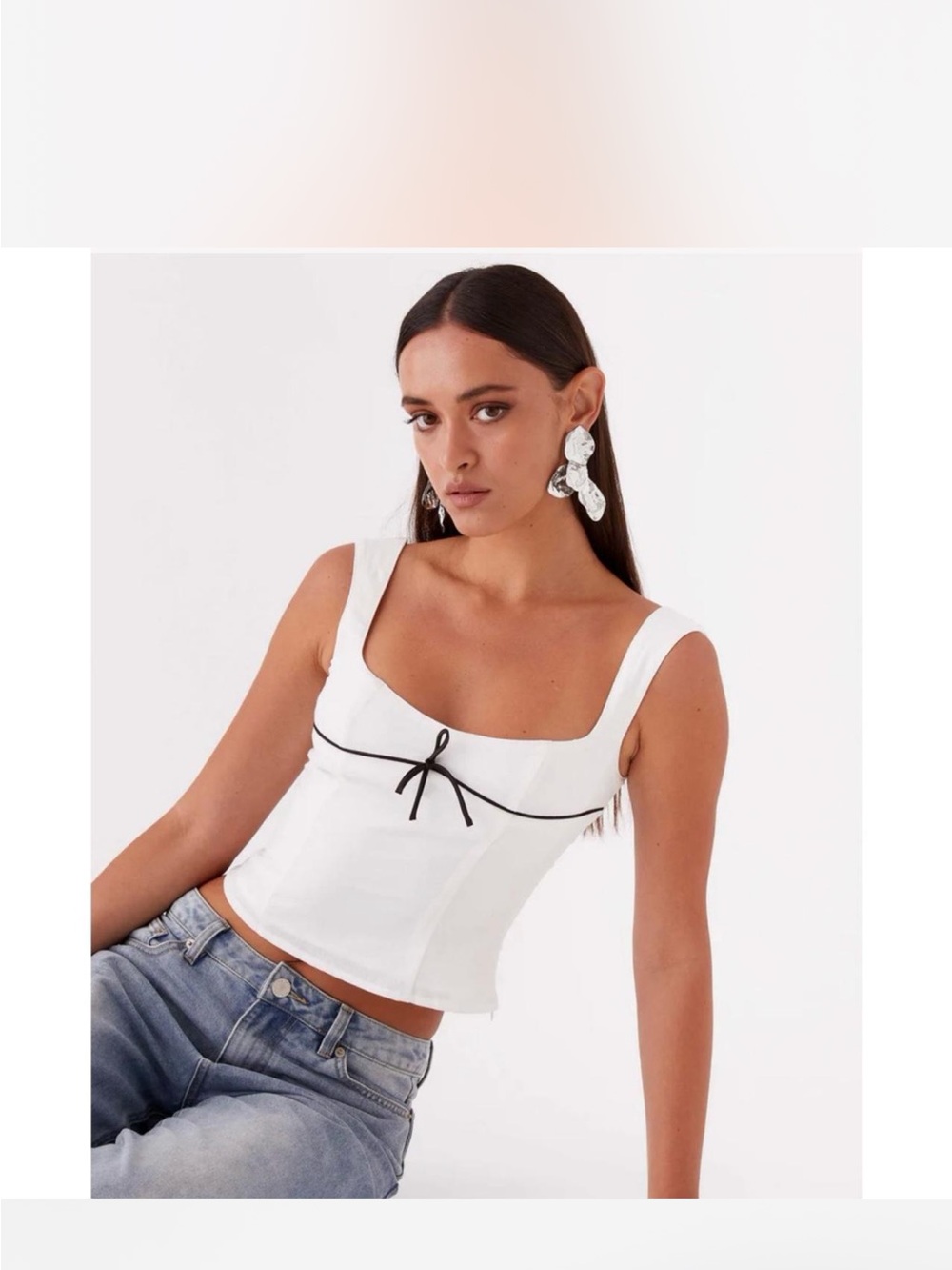 NWT peppermayo cadence cotton top - size us 6 / AUS 10